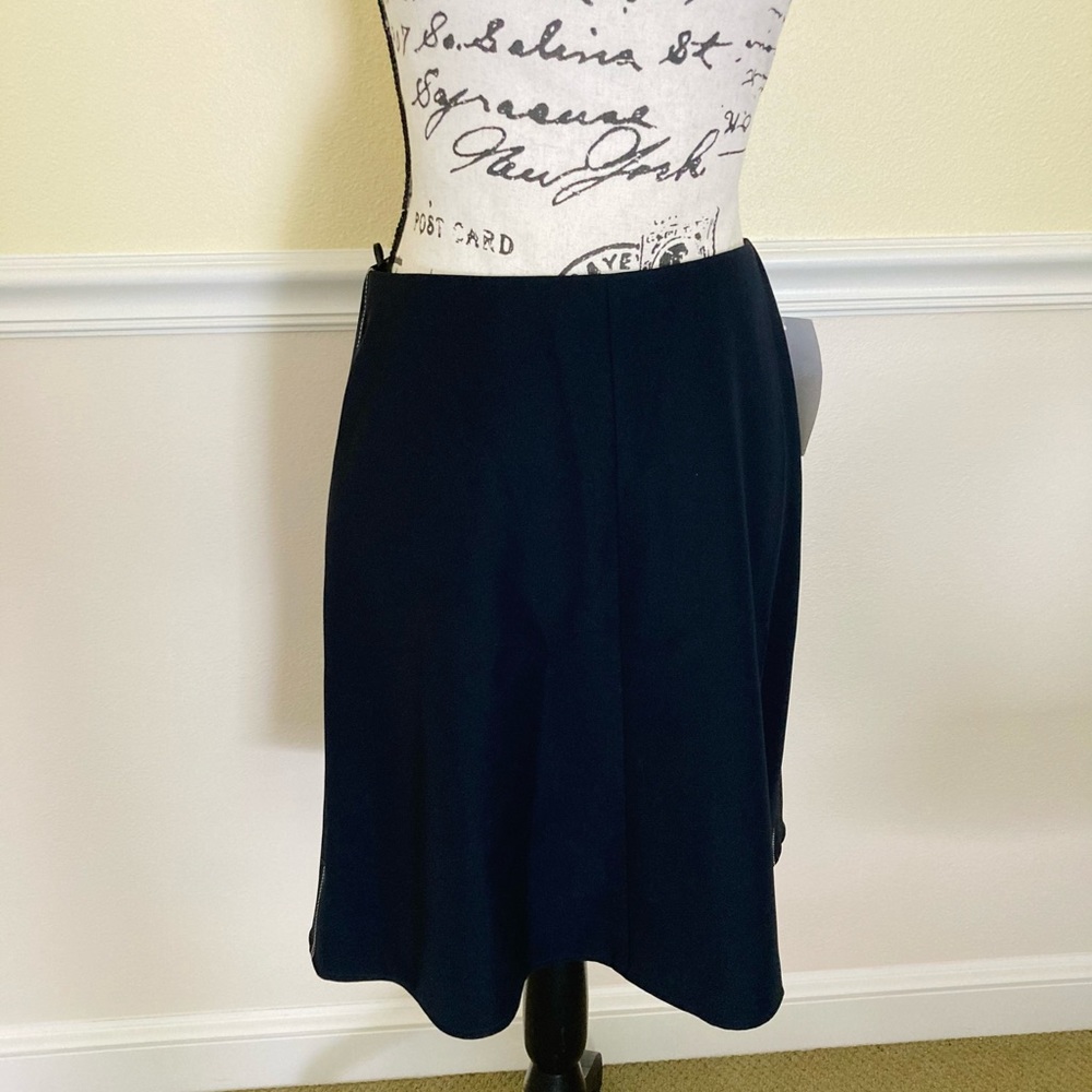 NWT LOUIS VUITTON UNIFORM BLACK STRIPE SKIRT